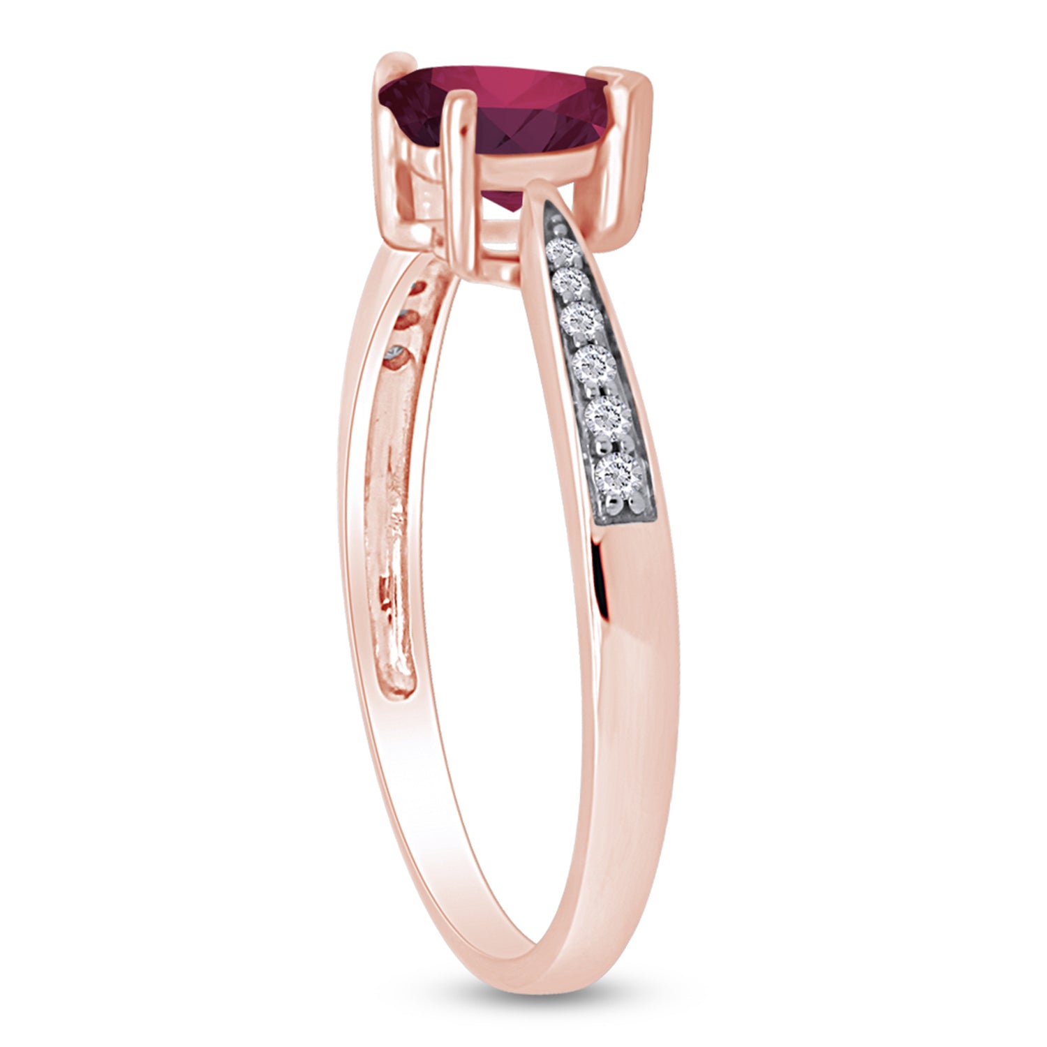 Solitaire Heart Promise Ring for Women