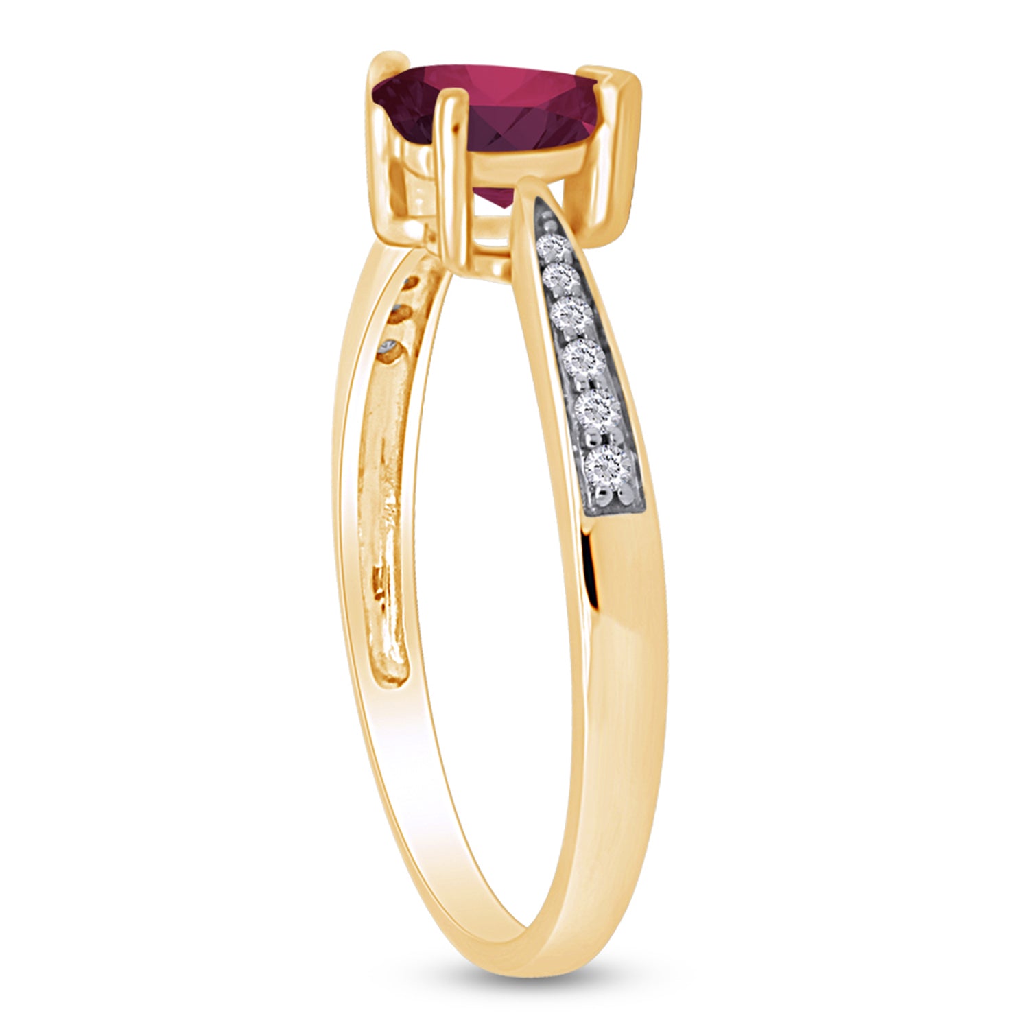 Solitaire Heart Promise Ring for Women