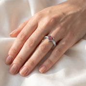 Solitaire Heart Promise Ring for Women