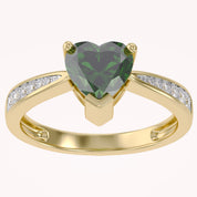Solitaire Heart Promise Ring for Women