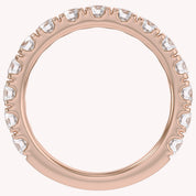 Half Eternity Wedding Band Ring 1.00 Cttw Lab Grown Diamond Sterling Silver, 10K or 14K Solid Gold Jewelry