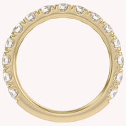 Half Eternity Wedding Band Ring 1.00 Cttw Lab Grown Diamond Sterling Silver, 10K or 14K Solid Gold Jewelry
