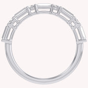 Half Eternity Wedding Band Lab Grown Diamond Ring