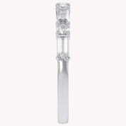 Half Eternity Wedding Band Lab Grown Diamond Ring