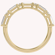 Half Eternity Wedding Band Lab Grown Diamond Ring