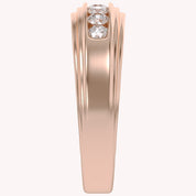 Mens Wedding Band Ring Lab Grown Diamond