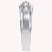 Mens Wedding Band Ring Lab Grown Diamond