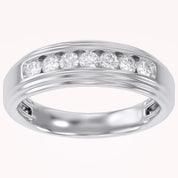 Mens Wedding Band Ring Lab Grown Diamond