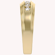 Mens Wedding Band Ring Lab Grown Diamond