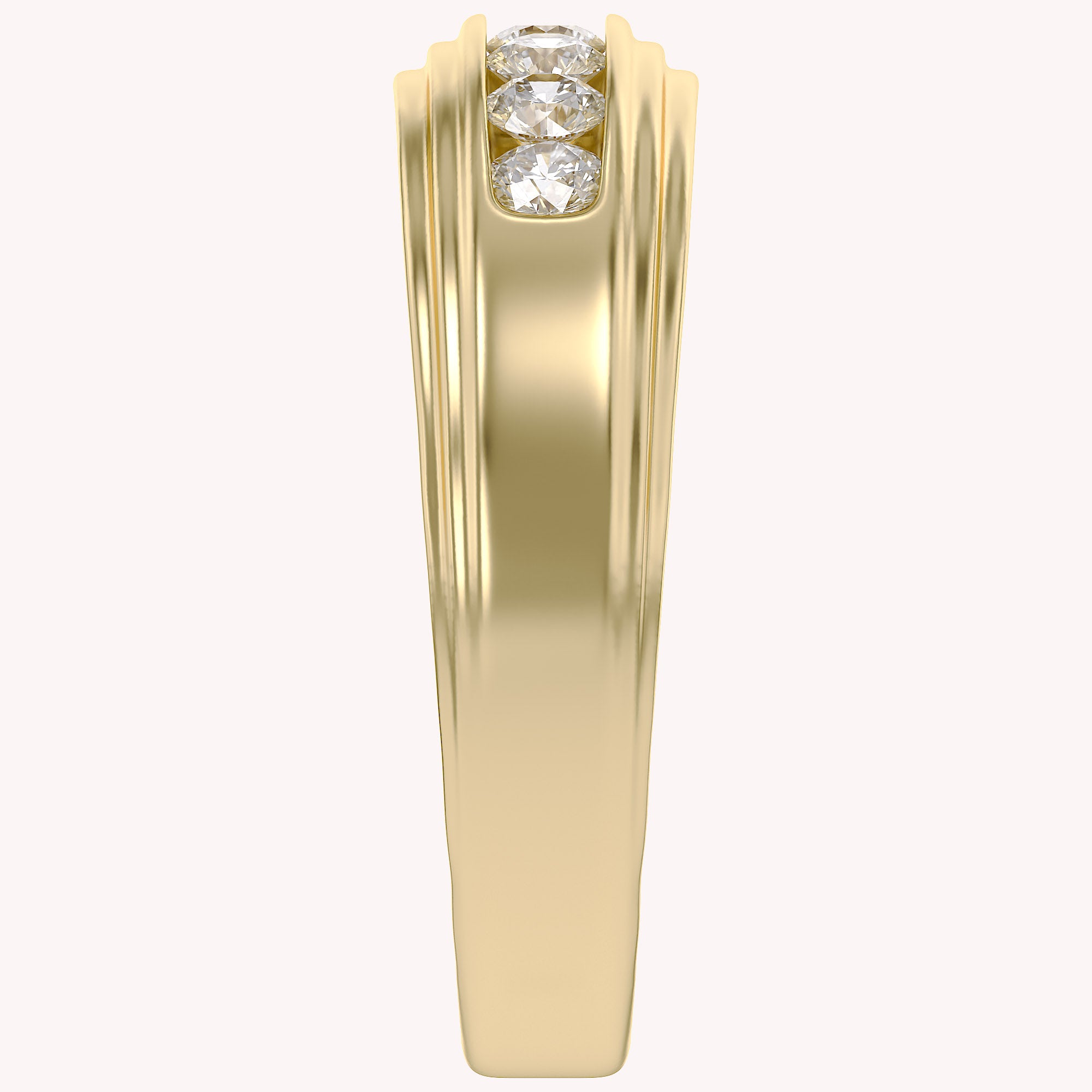 Mens Wedding Band Ring Lab Grown Diamond