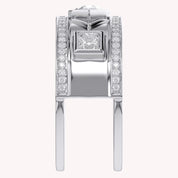 1.65 Carat Pear Shape Lab Grown Diamond Oura Ring Jacket