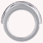 Simulated Ruby Luxury Oura Jacket Ring