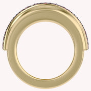 Simulated Ruby Luxury Oura Jacket Ring