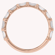 Emerald-Cut Half-Eternity Band Ring | Lab-Grown Diamond