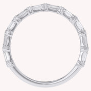 Emerald-Cut Half-Eternity Band Ring | Lab-Grown Diamond
