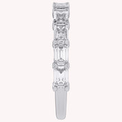 Emerald-Cut Half-Eternity Band Ring | Lab-Grown Diamond