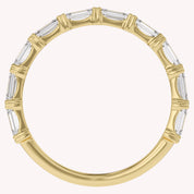 Emerald-Cut Half-Eternity Band Ring | Lab-Grown Diamond