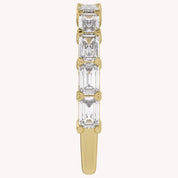 Emerald-Cut Half-Eternity Band Ring | Lab-Grown Diamond