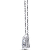Pear & Emerald Shape Lab Grown Diamond Toi Et Moi Pendant Necklace
