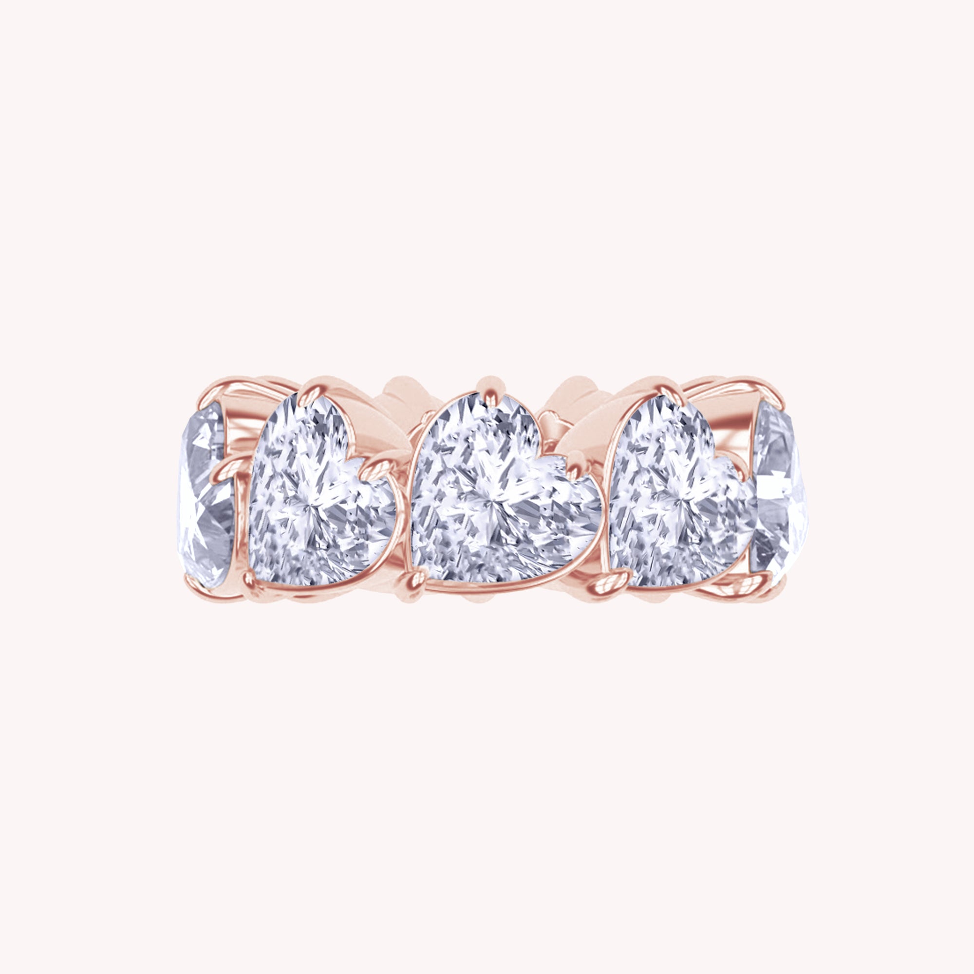Eternity Circle Ring Lab Created Moissanite
