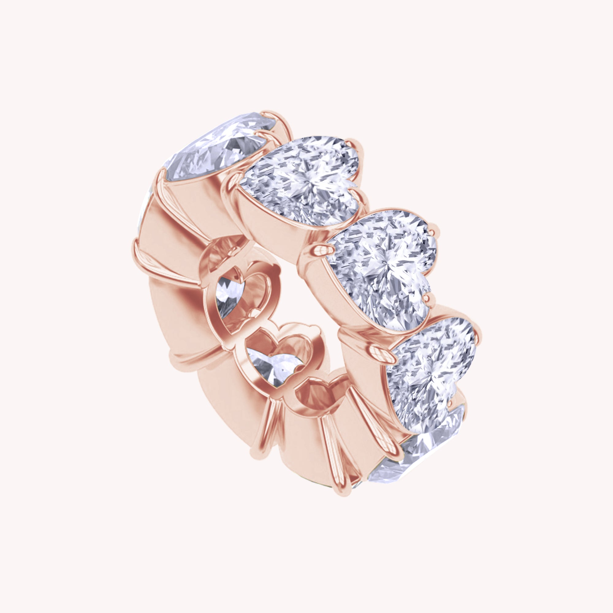 Eternity Circle Ring Lab Created Moissanite
