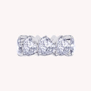 Eternity Circle Ring Lab Created Moissanite