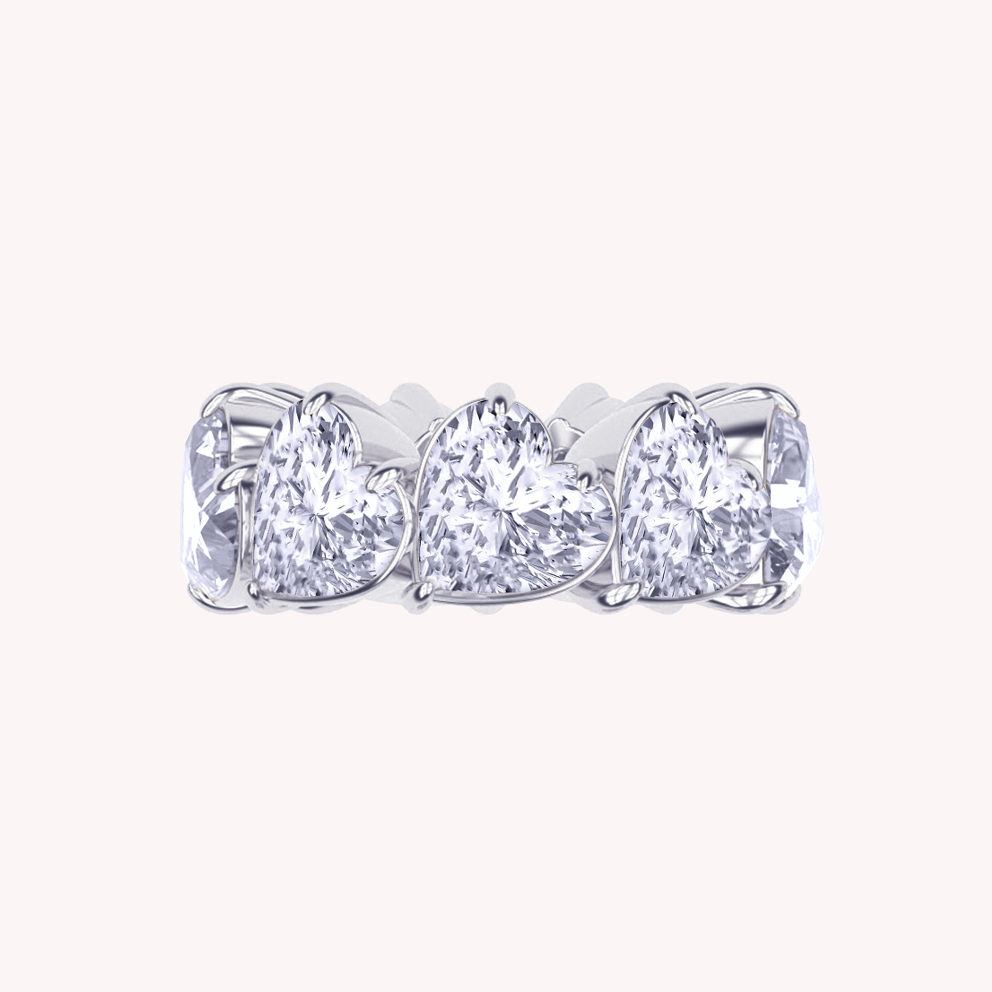 Eternity Circle Ring Lab Created Moissanite
