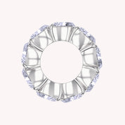 Eternity Circle Ring Lab Created Moissanite