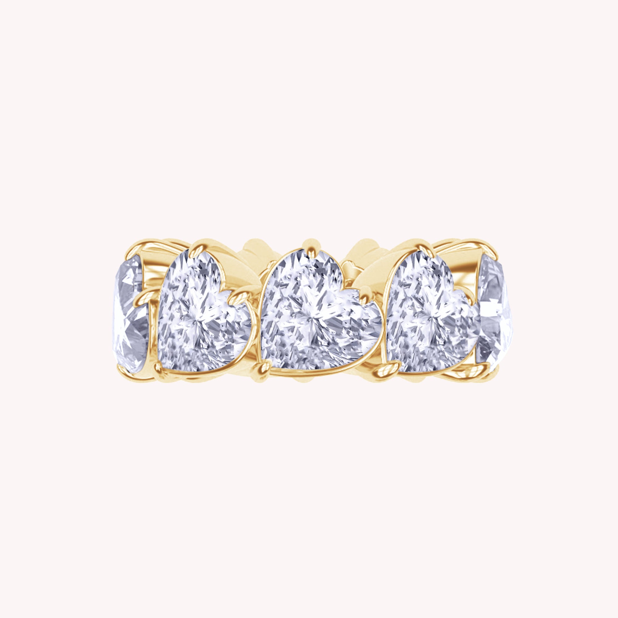 Eternity Circle Ring Lab Created Moissanite