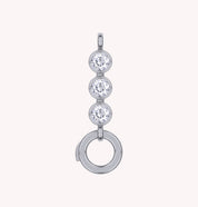 Three Stone Circle Chain Connector