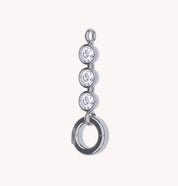 Three Stone Circle Chain Connector