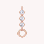 Three Stone Circle Chain Connector