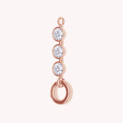 Three Stone Circle Chain Connector