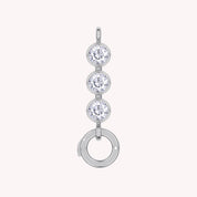 Three Stone Circle Chain Connector