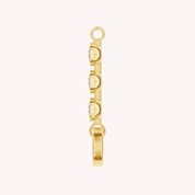Three Stone Circle Chain Connector