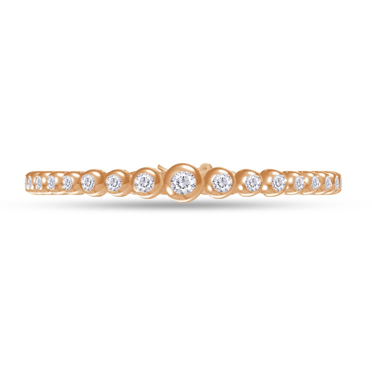 Tennis Bracelet White Cubic Zirconia with Lobster Claw Clasp