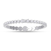 Tennis Bracelet White Cubic Zirconia with Lobster Claw Clasp