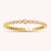 Tennis Bracelet White Cubic Zirconia with Lobster Claw Clasp
