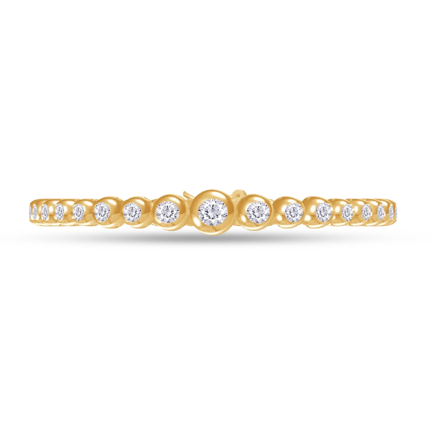 Tennis Bracelet White Cubic Zirconia with Lobster Claw Clasp
