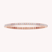Lab Created Moissanite Stretchable Tennis Bracelet