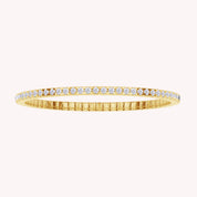 Lab Created Moissanite Stretchable Tennis Bracelet