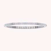 Lab Created Moissanite Stretchable Tennis Bracelet