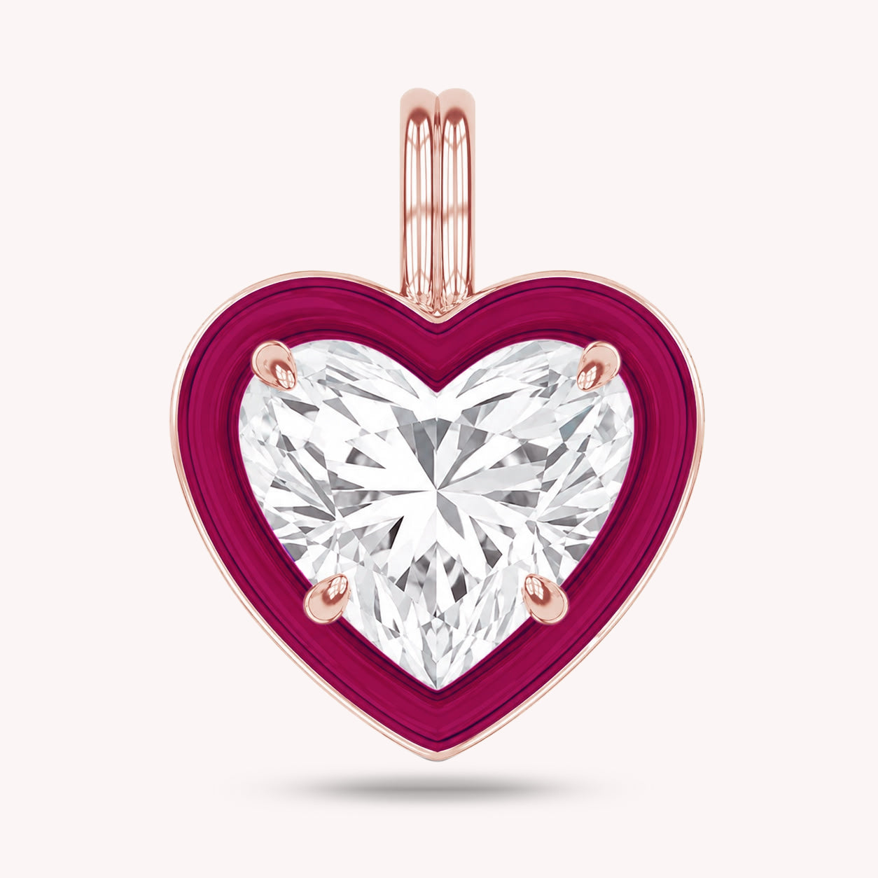Solitaire Pendant Multi Shape Lab Created Moissanite Diamond