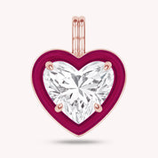 Solitaire Pendant Multi Shape Lab Created Moissanite Diamond