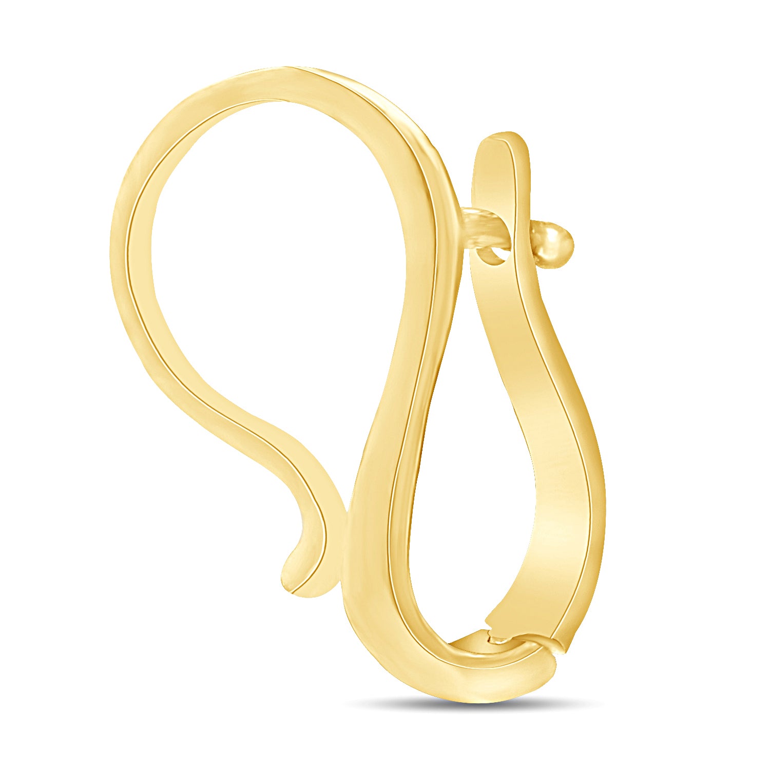 Interchangeable Pendant Hanger Slide Pearl Enhancer Fits 7mm In 14k Gold Plated 925 Sterling Silver
