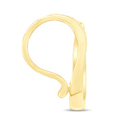 Interchangeable Pendant Hanger Slide Pearl Enhancer Fits 7mm In 14k Gold Plated 925 Sterling Silver