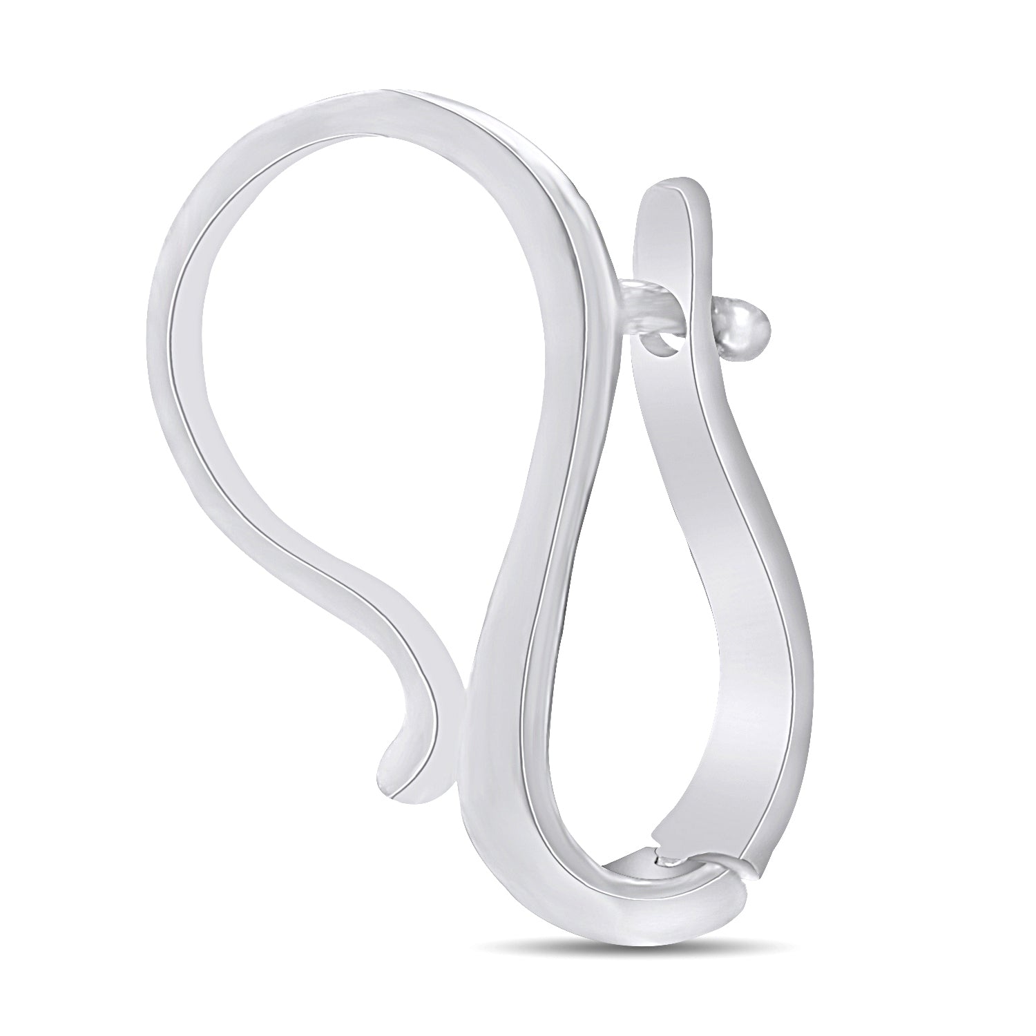 Interchangeable Pendant Hanger Slide Pearl Enhancer Fits 7mm In 14k Gold Plated 925 Sterling Silver