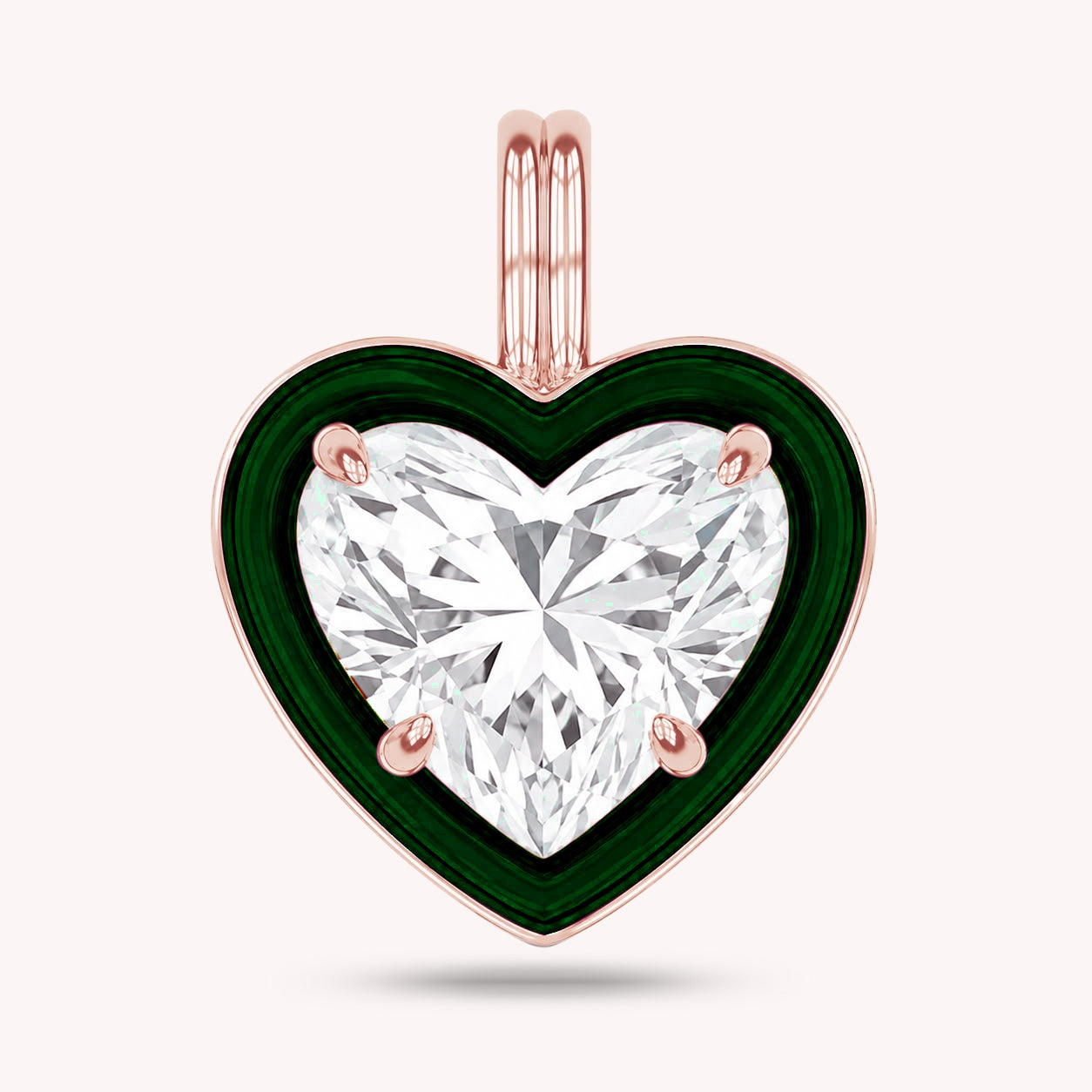 Solitaire Pendant Multi Shape Lab Created Moissanite Diamond