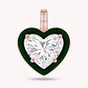 Solitaire Pendant Multi Shape Lab Created Moissanite Diamond