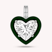 Solitaire Pendant Multi Shape Lab Created Moissanite Diamond